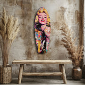 Marilyn Monroe V3 Glass Wall Art.