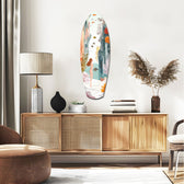 Utopic Seashore Glass Wall Art.