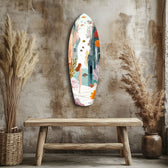 Utopic Seashore Glass Wall Art.