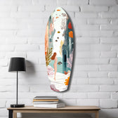 Utopic Seashore Glass Wall Art.