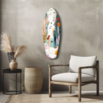 Utopic Seashore Glass Wall Art.