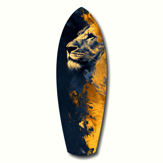 Lion Pride V1 Glass Wall Art.