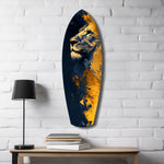 Lion Pride V1 Glass Wall Art.