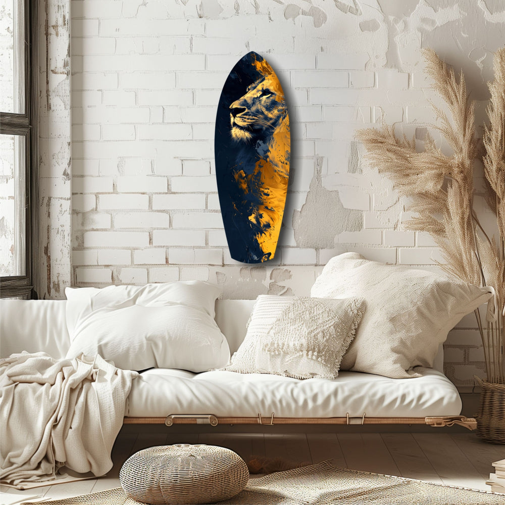 Lion Pride V1 Glass Wall Art.