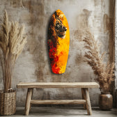 Lion Pride V2 Glass Wall Art.