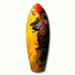 Lion Pride V3 Glass Wall Art.
