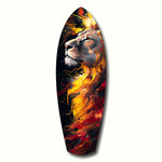 Lion Pride V4 Glass Wall Art.