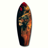 Lion Pride V5 Glass Wall Art.