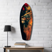 Lion Pride V5 Glass Wall Art.