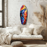 Alone Wolf V4 Glass Wall Art.