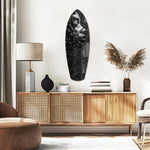 Graphite Glass Wall Art.