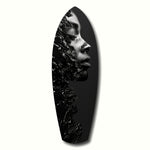 Graphite Glass Wall Art.