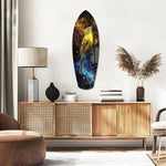 Yellow Bird Glass Wall Art.