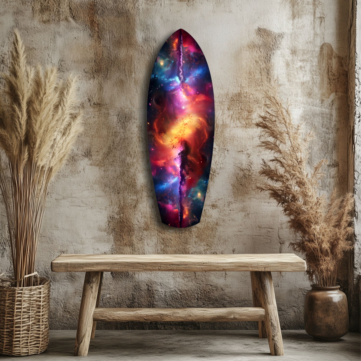 Safrane Space Glass Wall Art.