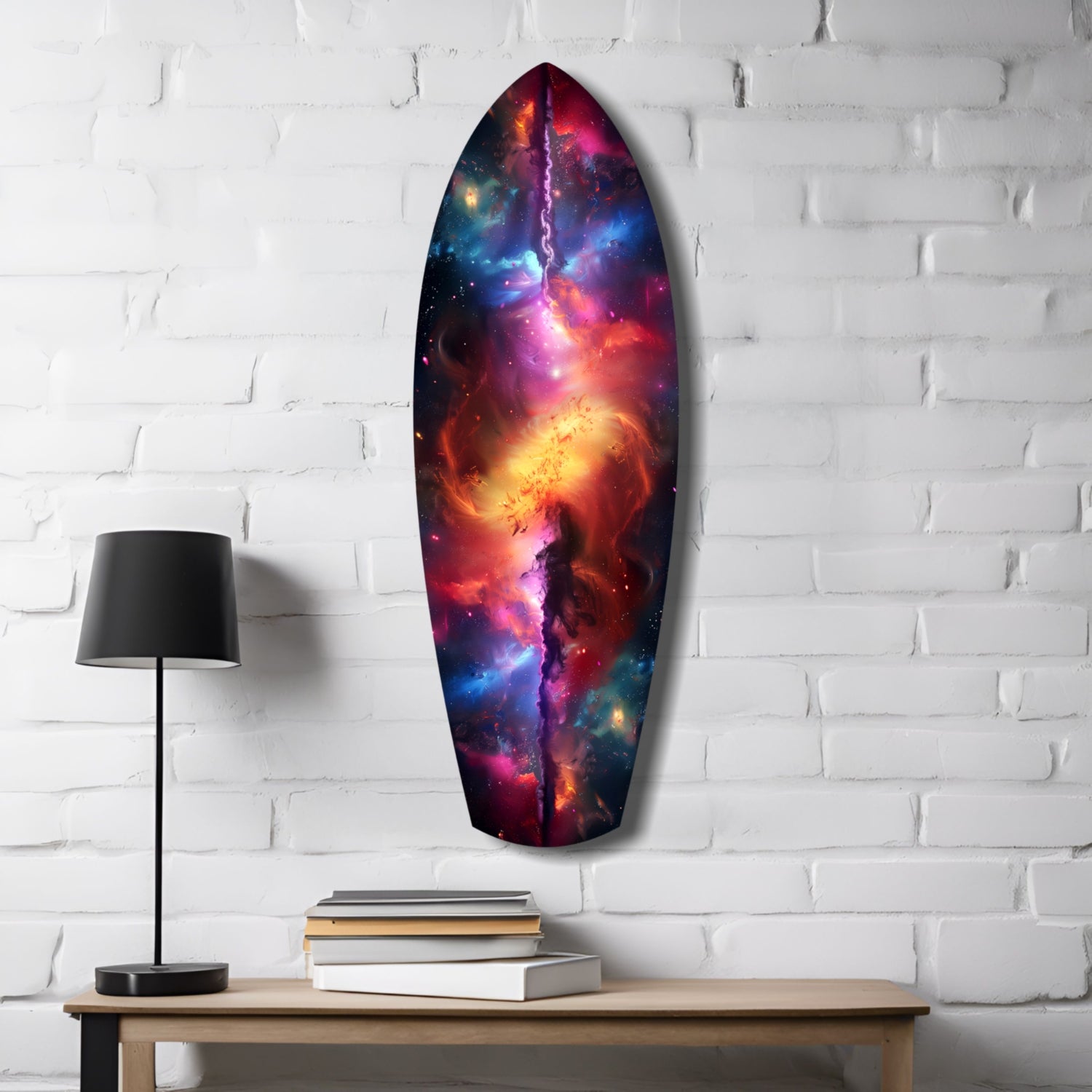 Safrane Space Glass Wall Art.