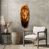 Mr Lion Glass Wall Art.