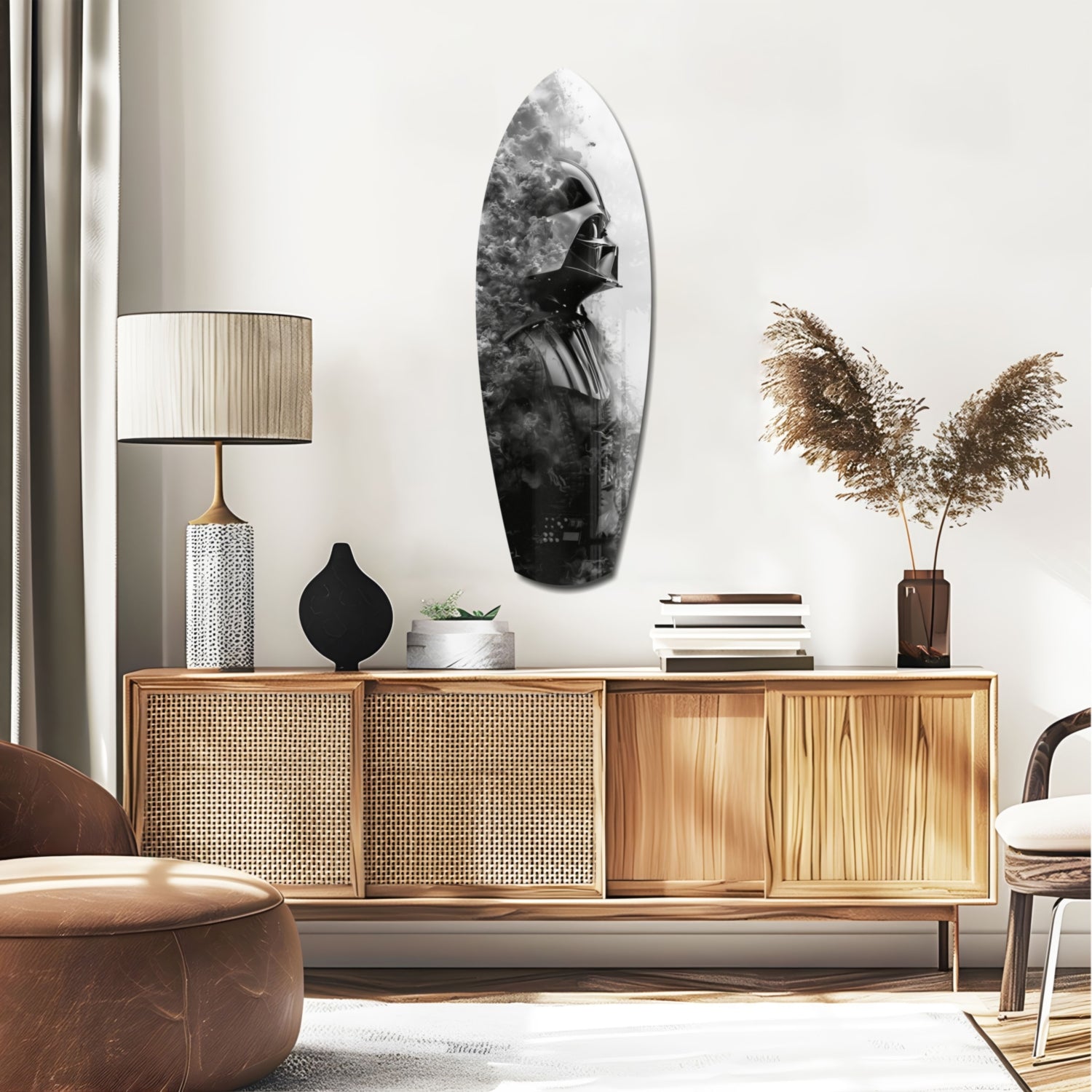 Dark Force Glass Wall Art.