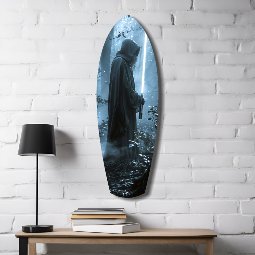Light Saber Glass Wall Art.