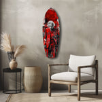 Are You Sure Glass Wall Art.