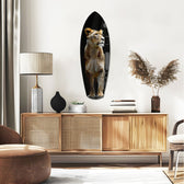 Lioness Glass Wall Art.