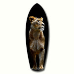 Lioness Glass Wall Art.