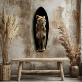 Lioness Glass Wall Art.