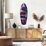 Colorful Lips V1 Glass Wall Art.