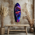 Colorful Lips V2 Glass Wall Art.