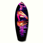 Colorful Lips V7 Glass Wall Art.