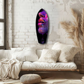 Colorful Lips V9 Glass Wall Art.