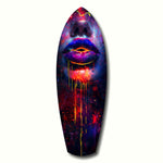Colorful Lips V10 Glass Wall Art.