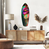Colorful Lips V11 Glass Wall Art.