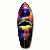 Colorful Lips V15 Glass Wall Art.