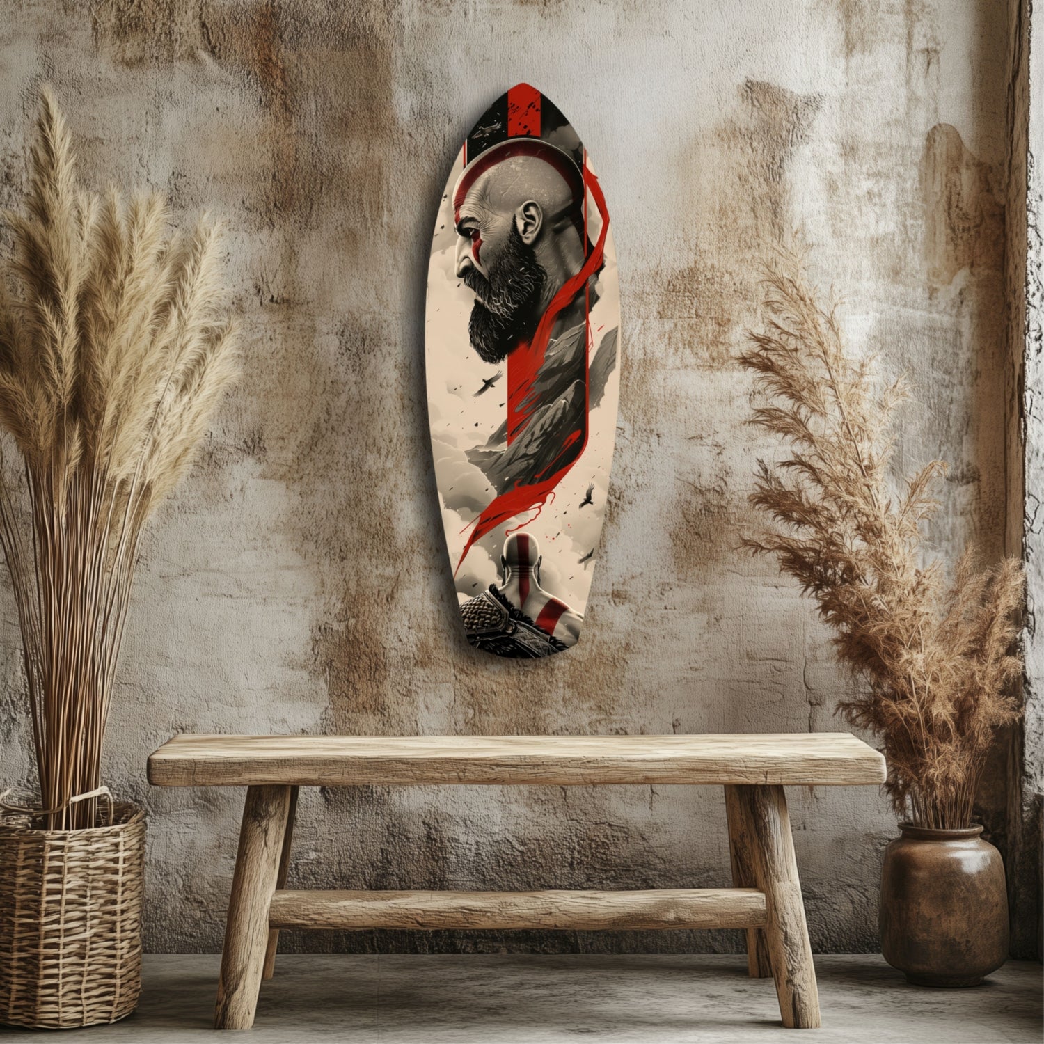 Kratos Glass Wall Art.