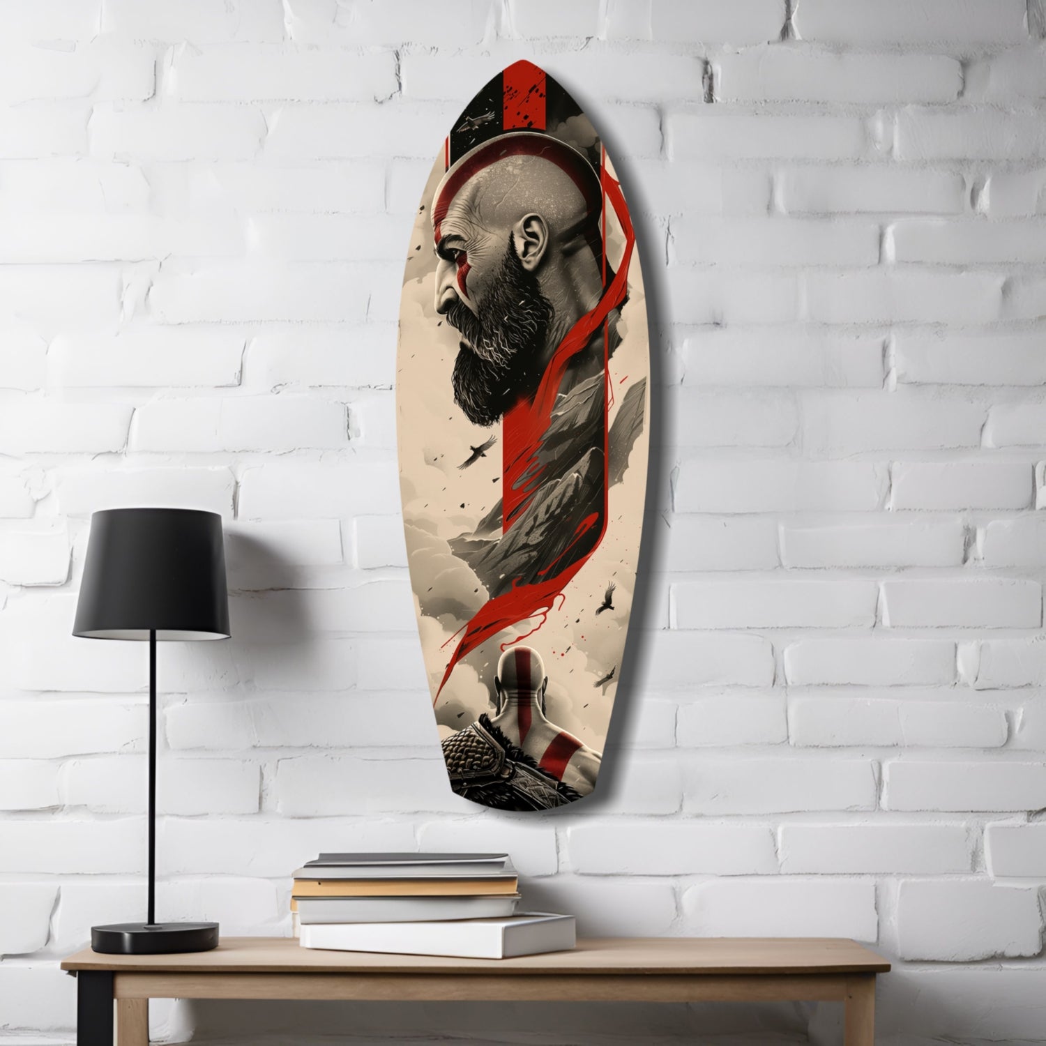 Kratos Glass Wall Art.