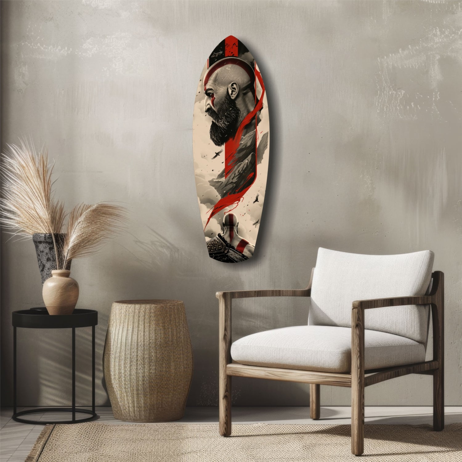 Kratos Glass Wall Art.