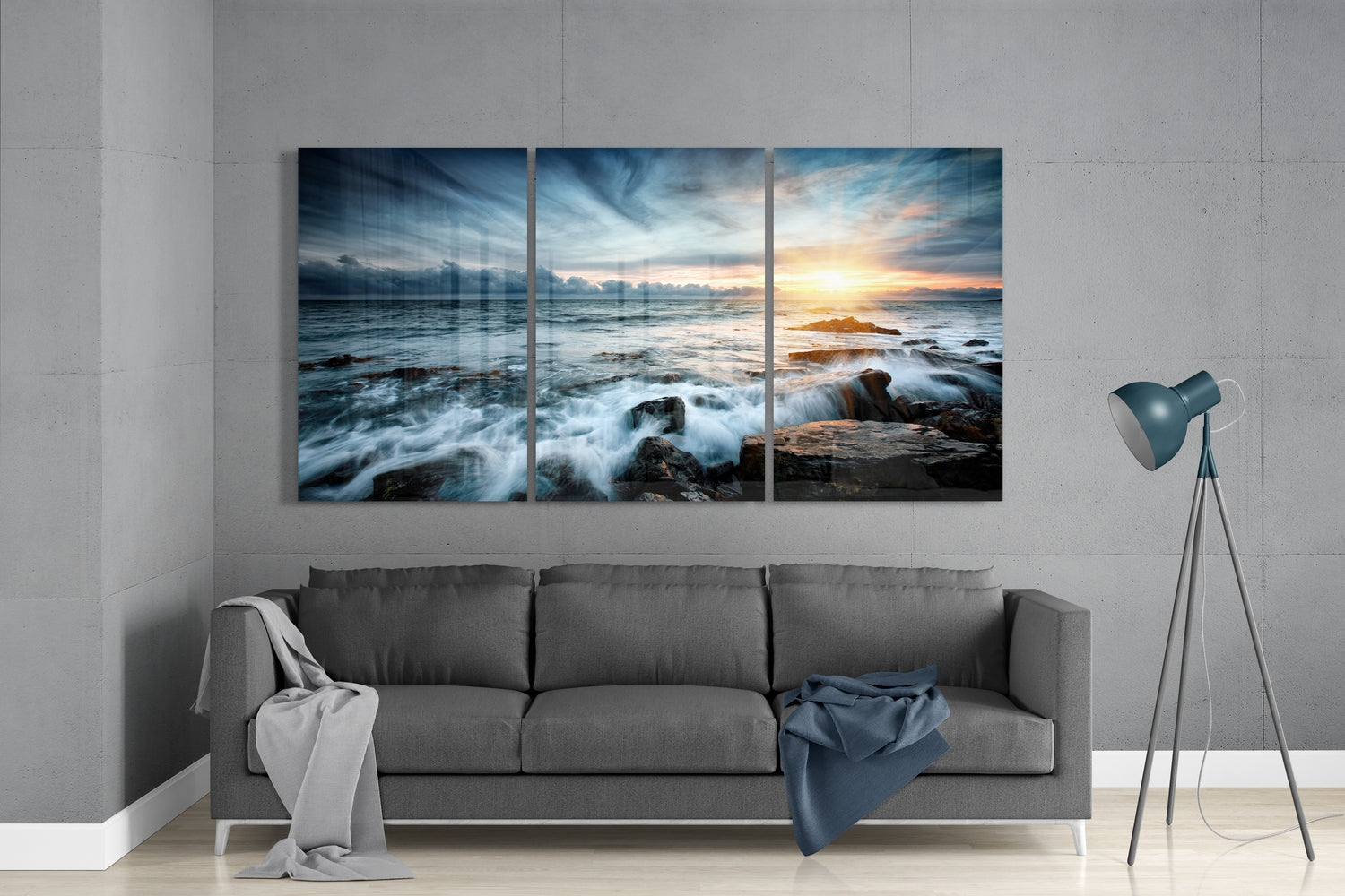 Sunset Mega Glass Wall Art.