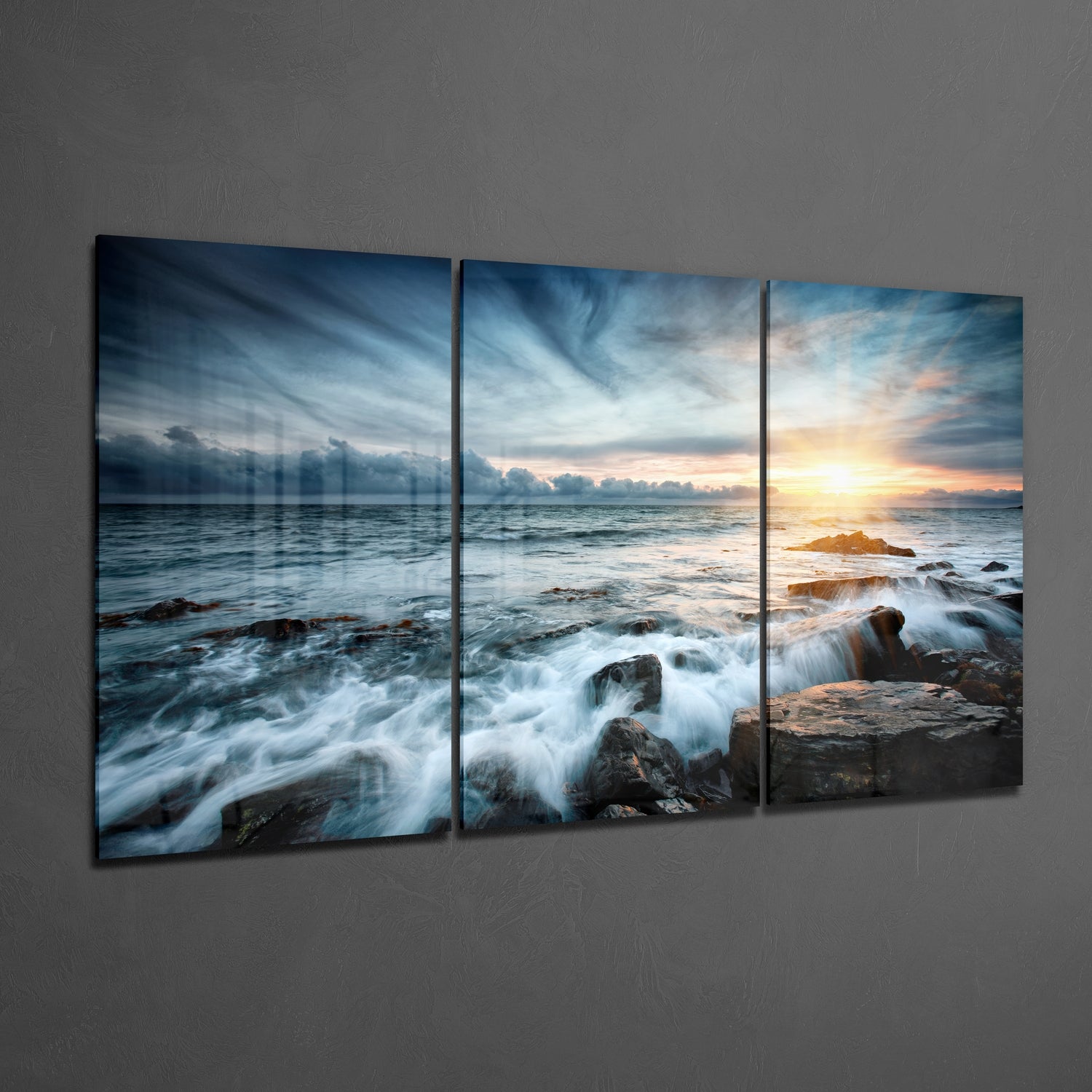Sunset Mega Glass Wall Art.