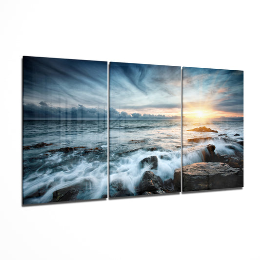 Sunset Mega Glass Wall Art.