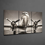 Plane Mega Glass Wall Art.