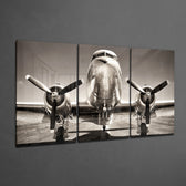 Plane Mega Glass Wall Art.