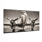 Plane Mega Glass Wall Art.