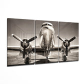 Plane Mega Glass Wall Art.