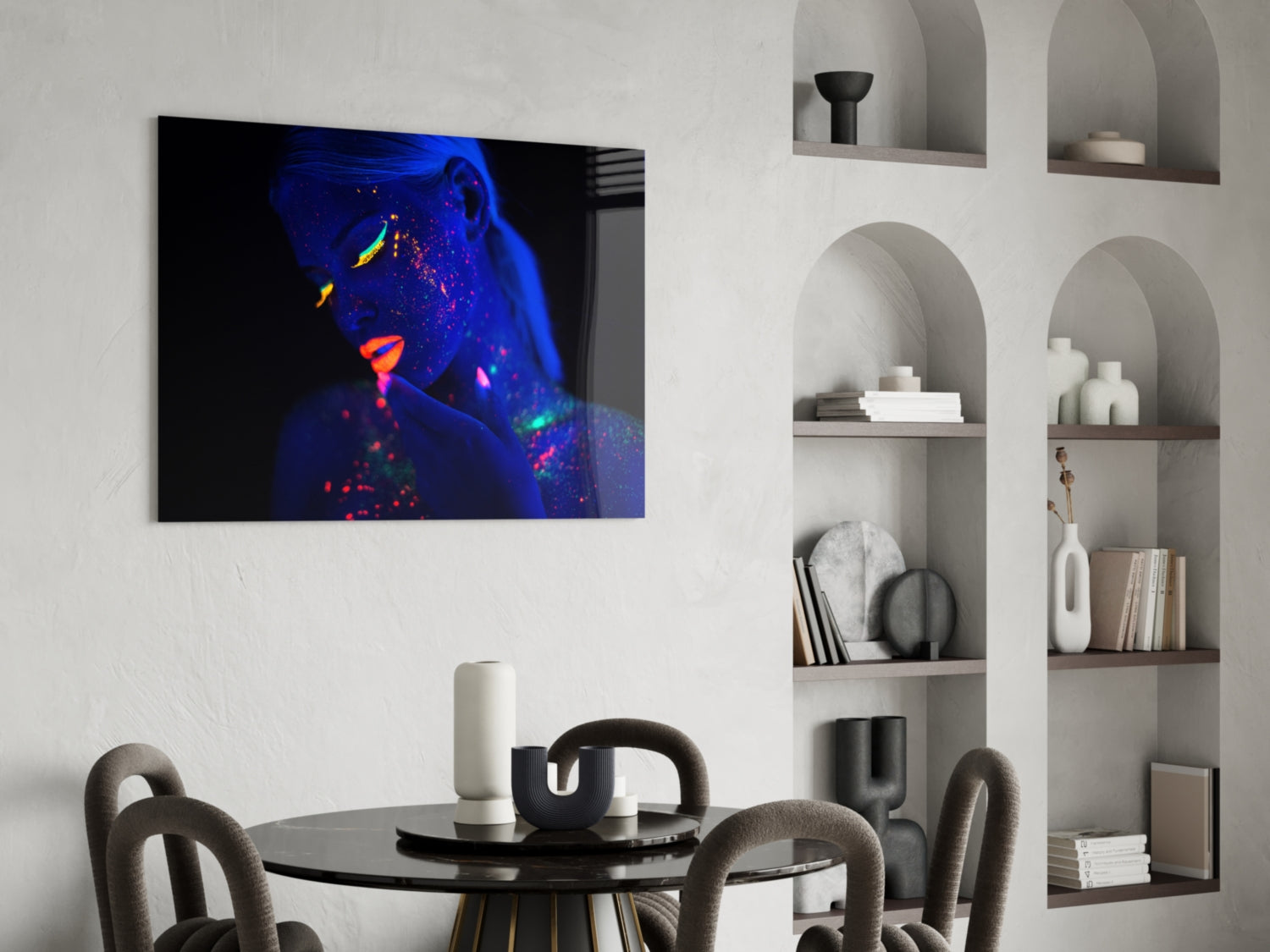 Woman Portrait 29 Glass Wall Art.