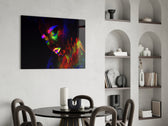 Female Portrait 30 panel adding club mood to a lounge
