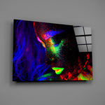 UV neon profile bringing cosmic drama to a contemporary living space