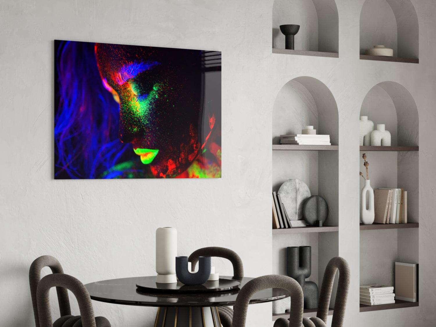 Woman Portrait 31 Glass Wall Art.