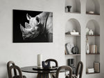 Rhino panel adding naturalist gravitas to a study