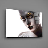 Female Portrait 34 Glass Wall Art.