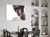 Female Portrait 34 panel adding couture energy to a dressing area